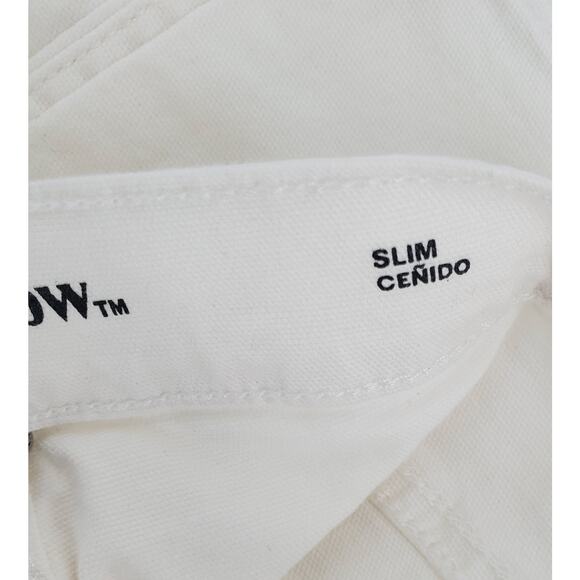 Goodfellow & Co Men's 36W x 32L Premium White Slim Lightweight Denim New - Picture 7 of 7